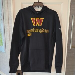 Nike Washington Commanders Black Hoodie Classic Pullover. M